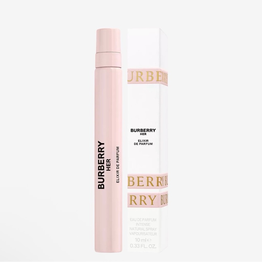 Burberry Her Elixir Travel Spray - Pale Pink & Gold Accents